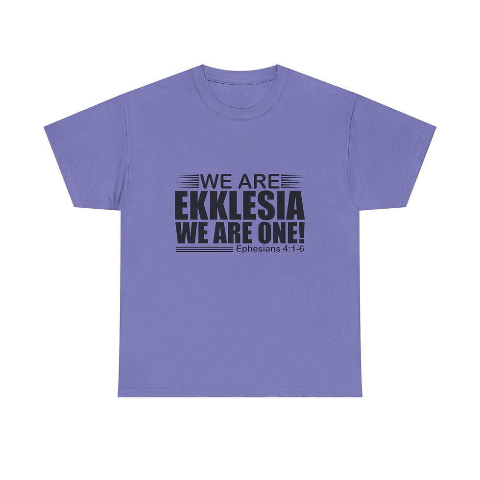 Thumbnail: Unisex Heavy Cotton Tee - "We Are Ekklesia"