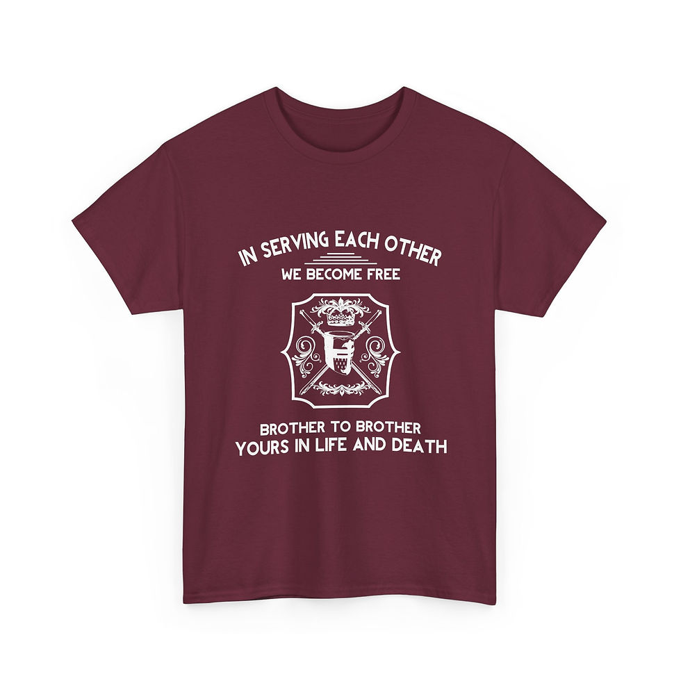 Thumbnail: Unisex Heavy Duty Cotton Tee- "Brotherhood"