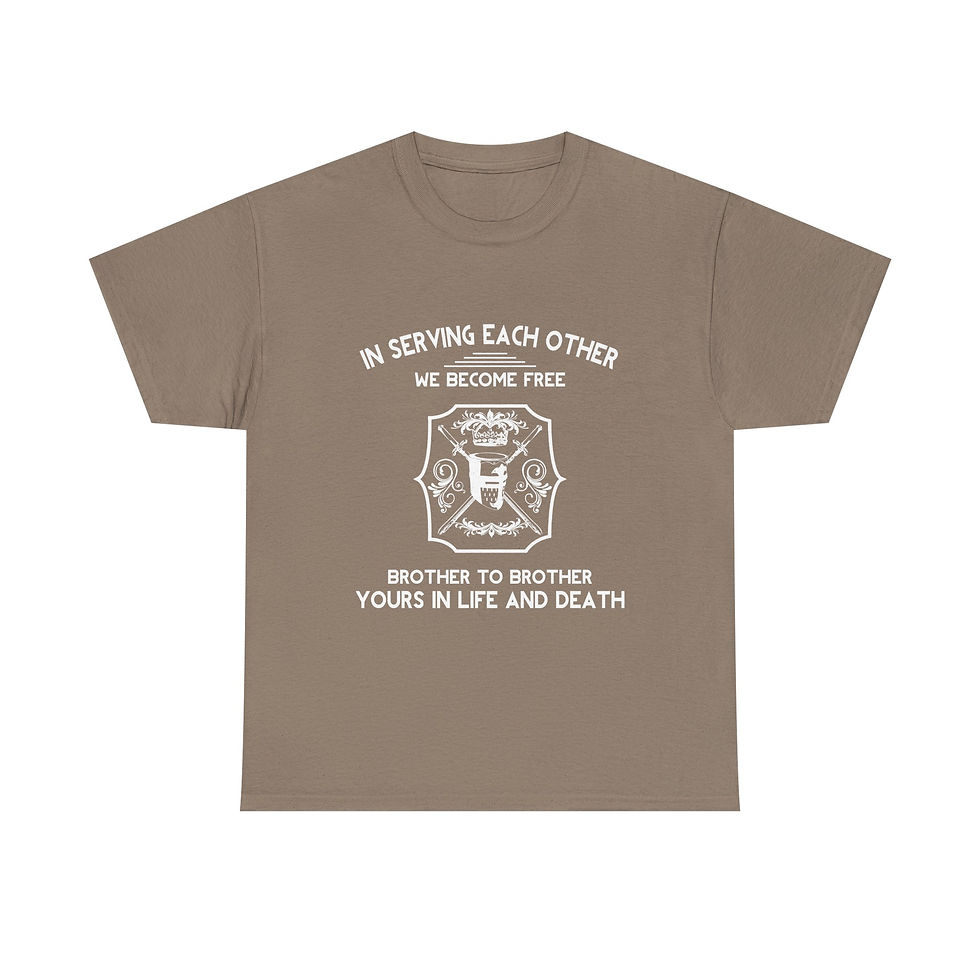 Thumbnail: Unisex Heavy Duty Cotton Tee- "Brotherhood"