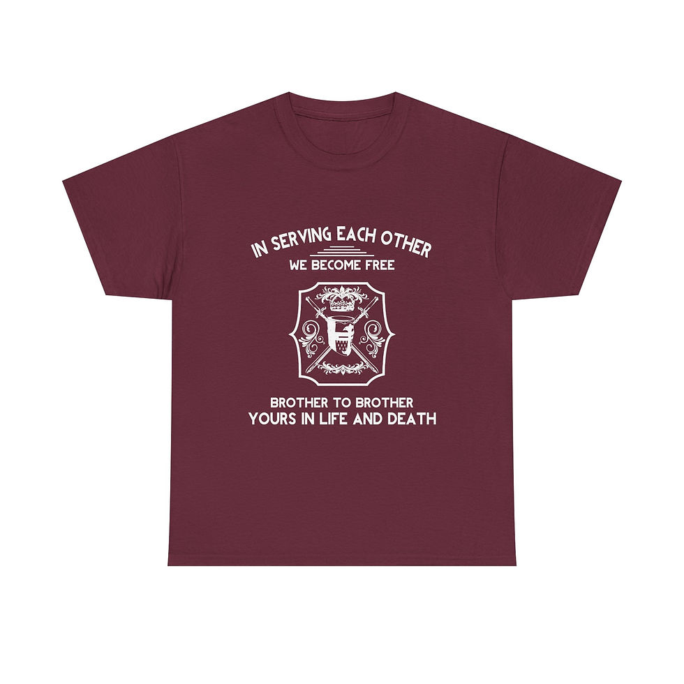 Thumbnail: Unisex Heavy Duty Cotton Tee- "Brotherhood"