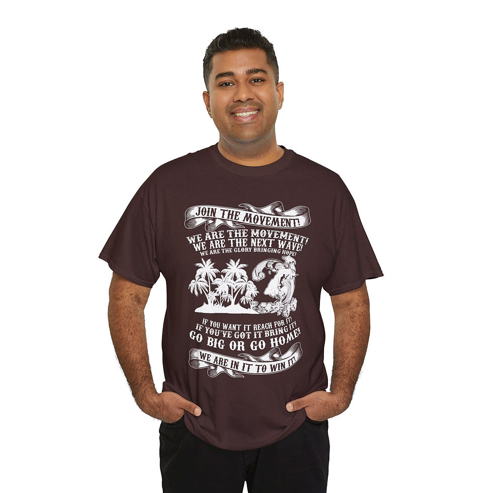 Thumbnail: Unisex Heavy Cotton Tee- "Join the Movement"