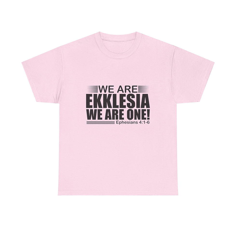 Thumbnail: Unisex Heavy Cotton Tee - "We Are Ekklesia"