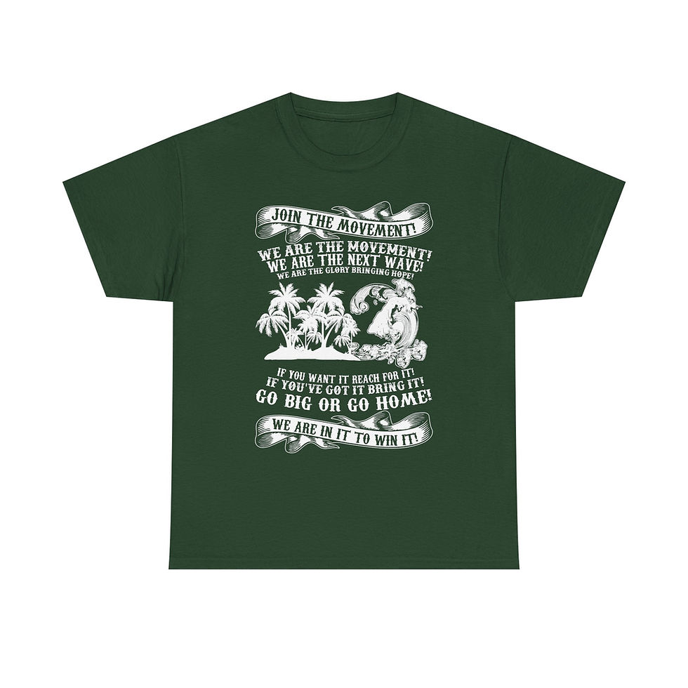 Thumbnail: Unisex Heavy Cotton Tee- "Join the Movement"