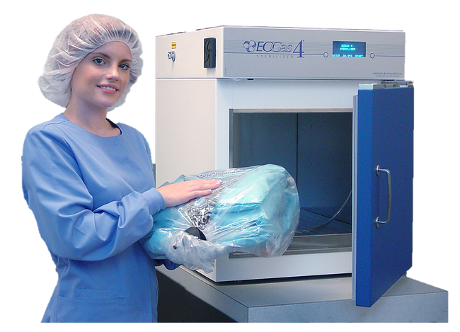Chelsea loading EOGas4 Sterilizer