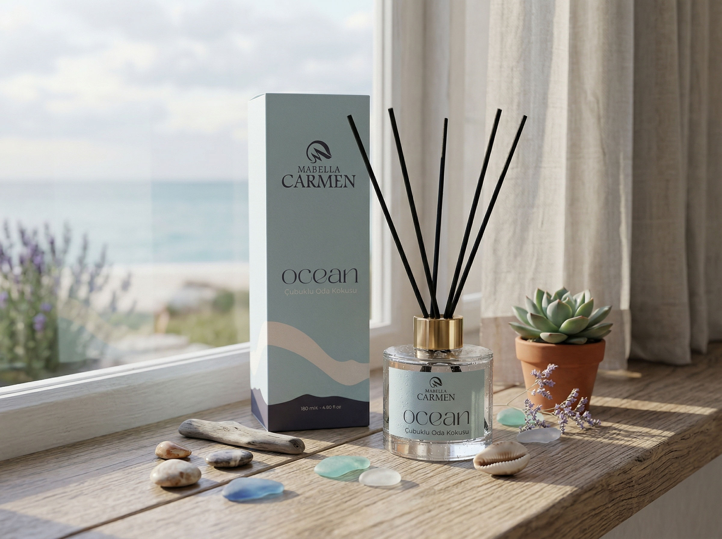 Mabella Carmen Ocean Çubuklu Oda Kokusu 120 ml