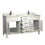 Thumbnail: Mia 72 Inch Double Sink White Bathroom Vanity
