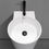 Thumbnail: BBA 38479MW - 15" Wall Mounted Stone Bathroom Basin Matte White