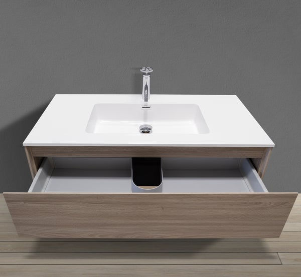 Thumbnail: BMC 1000S - 39" Wall Mount Vanity in Various Colors