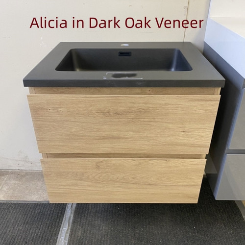 Alicia 24 Inch Floating Vanity, Various Colors Vanity Depot