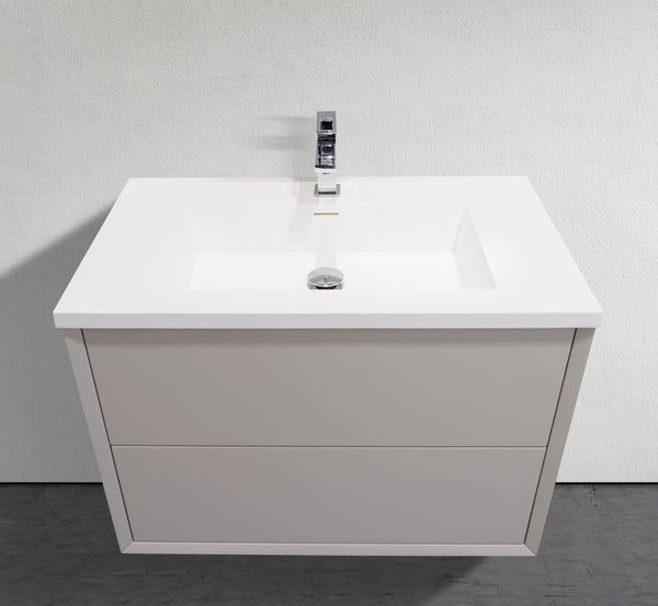 Thumbnail: BMC 800VO - 31" Floating Modern Bathroom Vanity, Various Colors