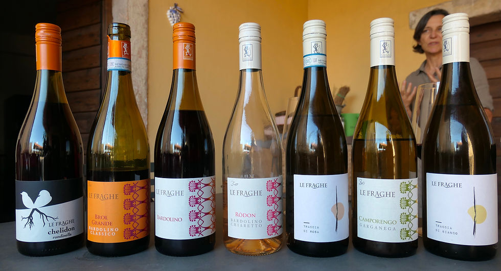 the full range of Le Fraghe wines in Bardolino