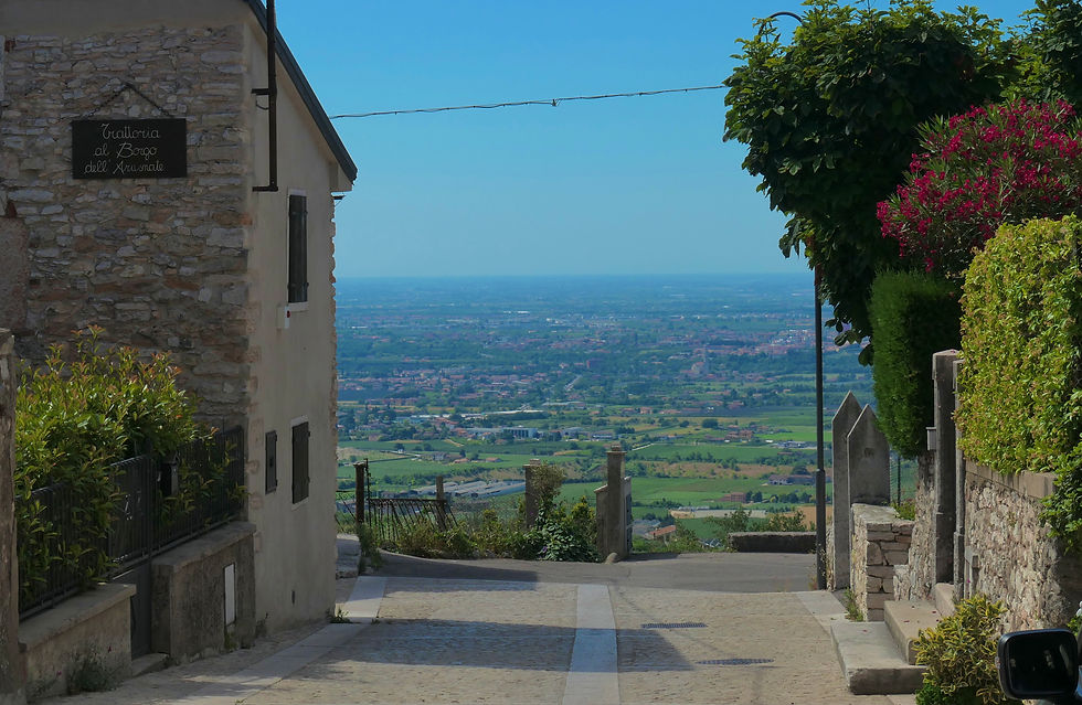 Looking south from San Giorgio towards Verona