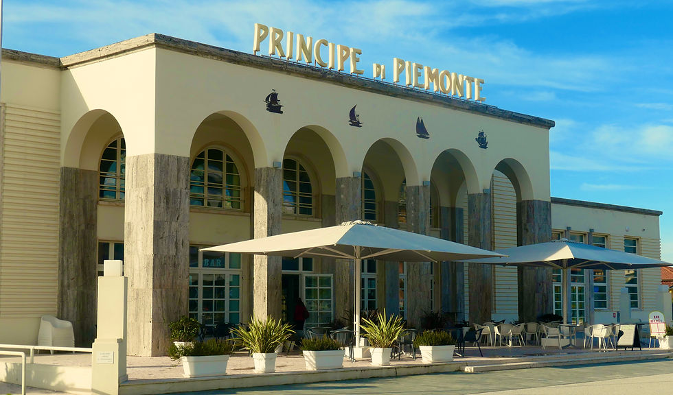 Principe di Piemonte art deco building in Viareggio