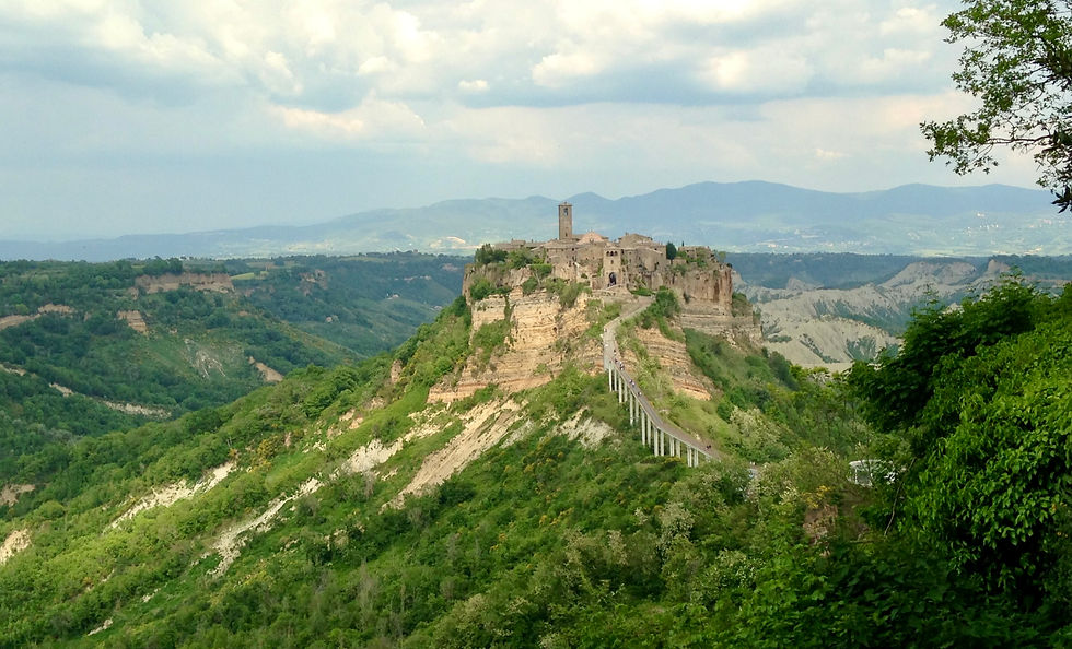 Civita di Bagnoregia in Italy