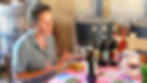 Emily O'Hare conducting a wine tasting