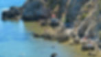 the rocks below Talamone