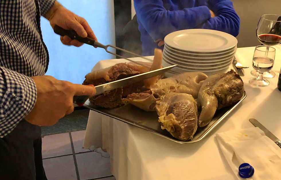 The bollito misto at Il Boschetto di Vignole