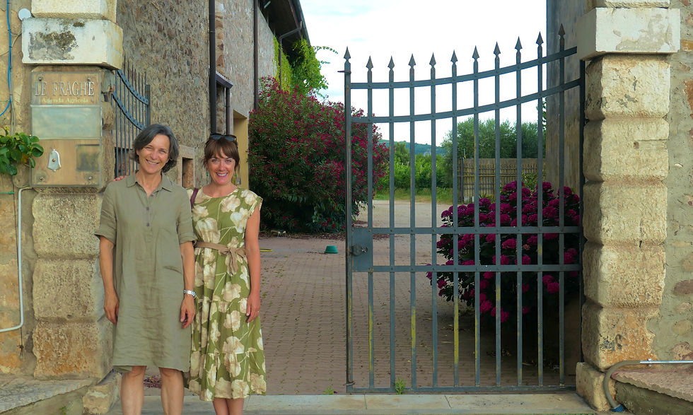 Matilde Poggi and Elena at Le Fraghe in Bardolino