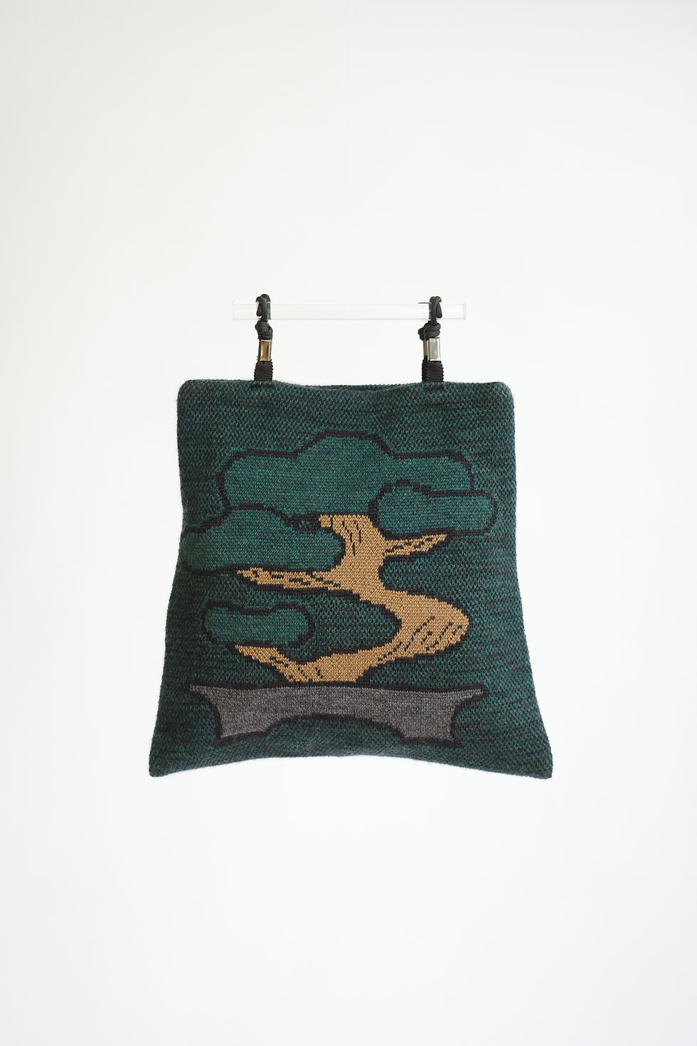 サムネイル： knit bag  [おばけ×アクリル] [松×木球]降矢様