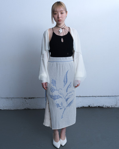 Habutae Bolero - white【8th】 | tunica-knit