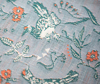 Raicho Jacquard Scarf - black | tunica-knit