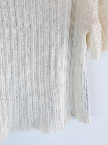 Ikyou Blouse - white【8th】 | tunica-knit