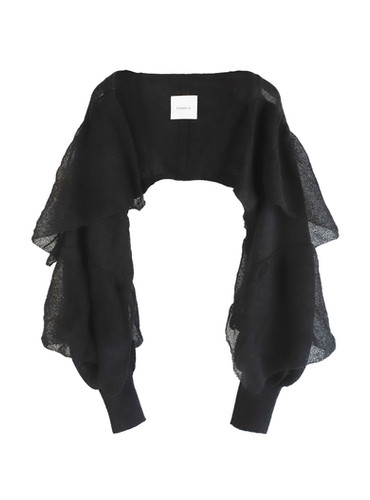 Habutae Bolero - black【8th】 | tunica-knit