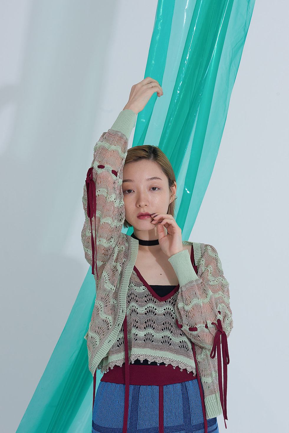 サムネイル： Sazanami Lace Camisole - Mint【6th】