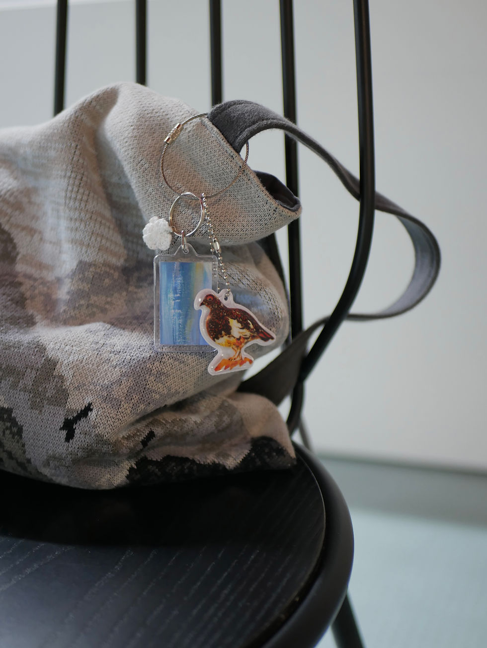 サムネイル： "Blue in Bloom" Keychain【8th】