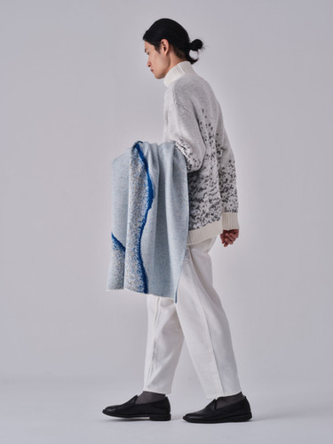 Mahoroba Jacquard Blanket【7th】 | tunica-knit