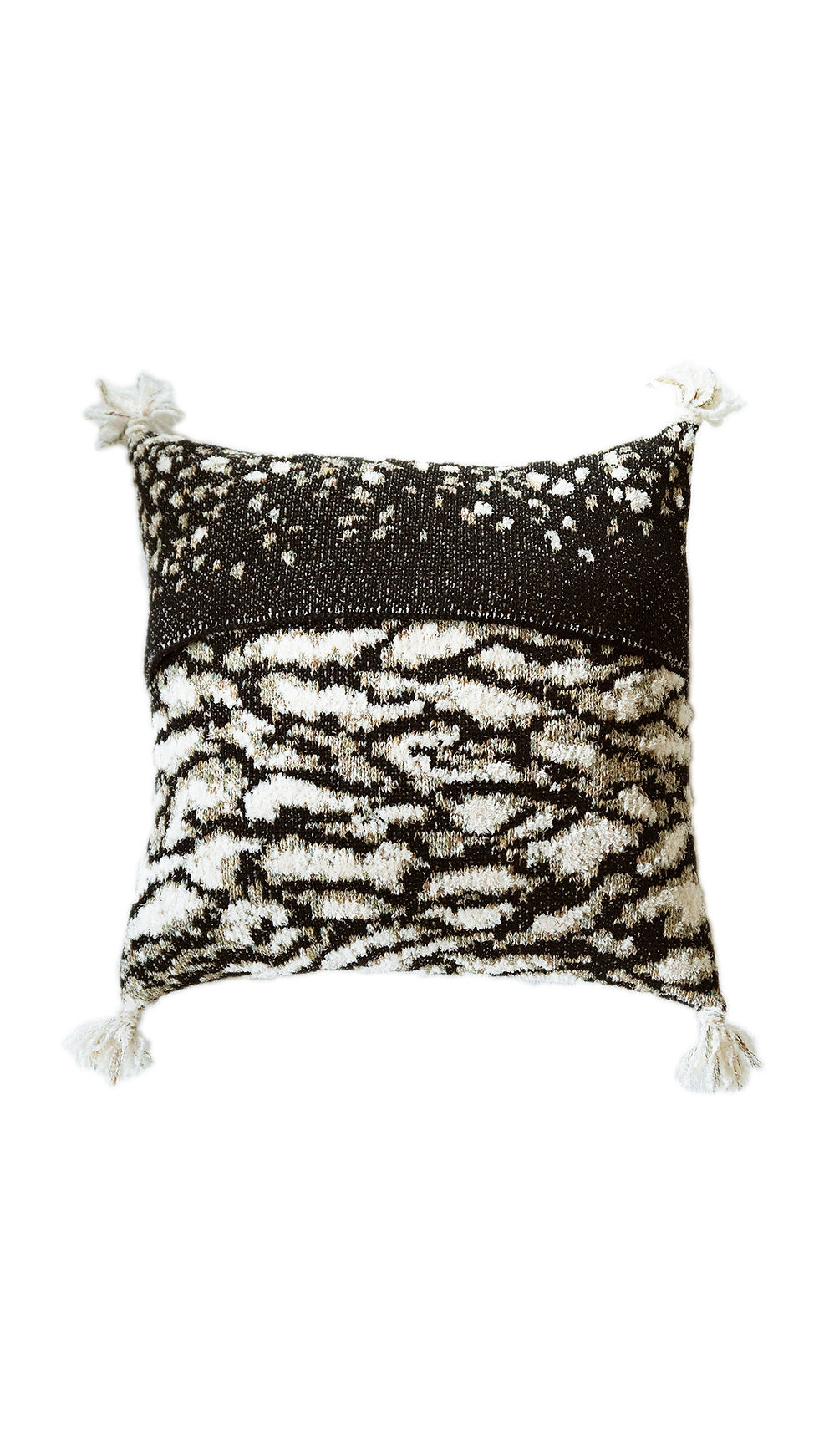 Thumbnail: Raicho Jacquard Cushion Cover - black