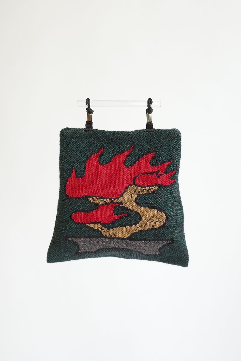 サムネイル： knit bag  [おばけ×アクリル] [松×木球]降矢様