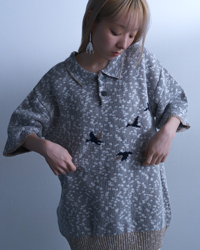 新品　tunica Wataridori Polo muiti【8th】 Wataridori Polo - muiti【8th】 | tunica-knit