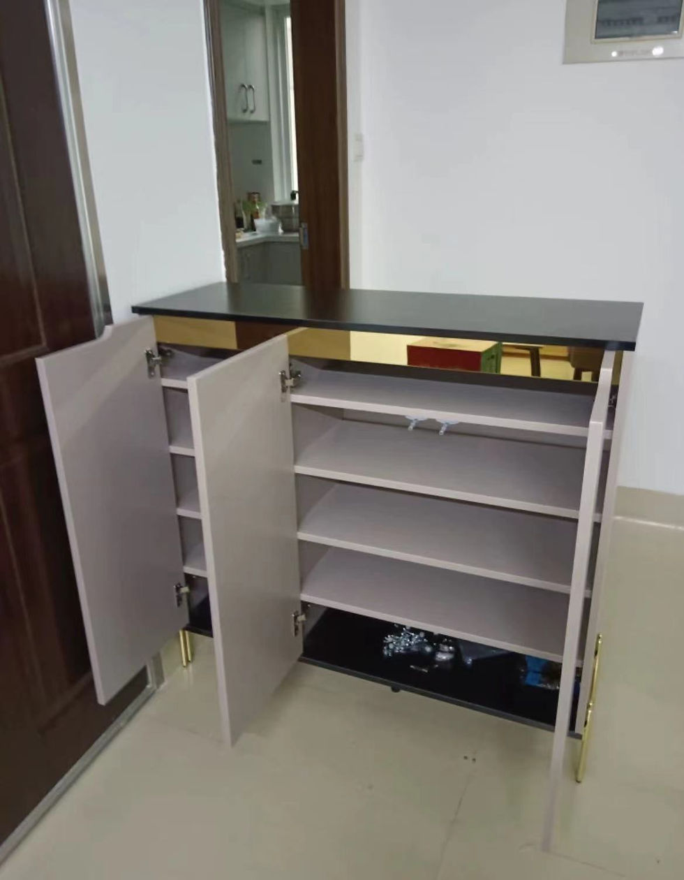 縮圖：岩板輕奢鞋櫃 闊80/100/120/140/160 *包運費固定尺寸