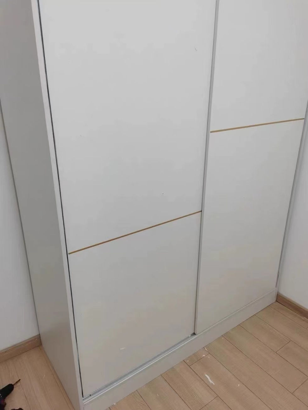 縮圖：包運費) 輕奢實木顆粒板衣櫃主櫃 可加頂櫃/角櫃 尺寸不可訂製 (約12至18日送到)