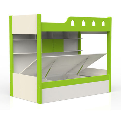 縮圖：上下床 碌架床 可改床下結構 纖維板 *包運費尺寸可訂做