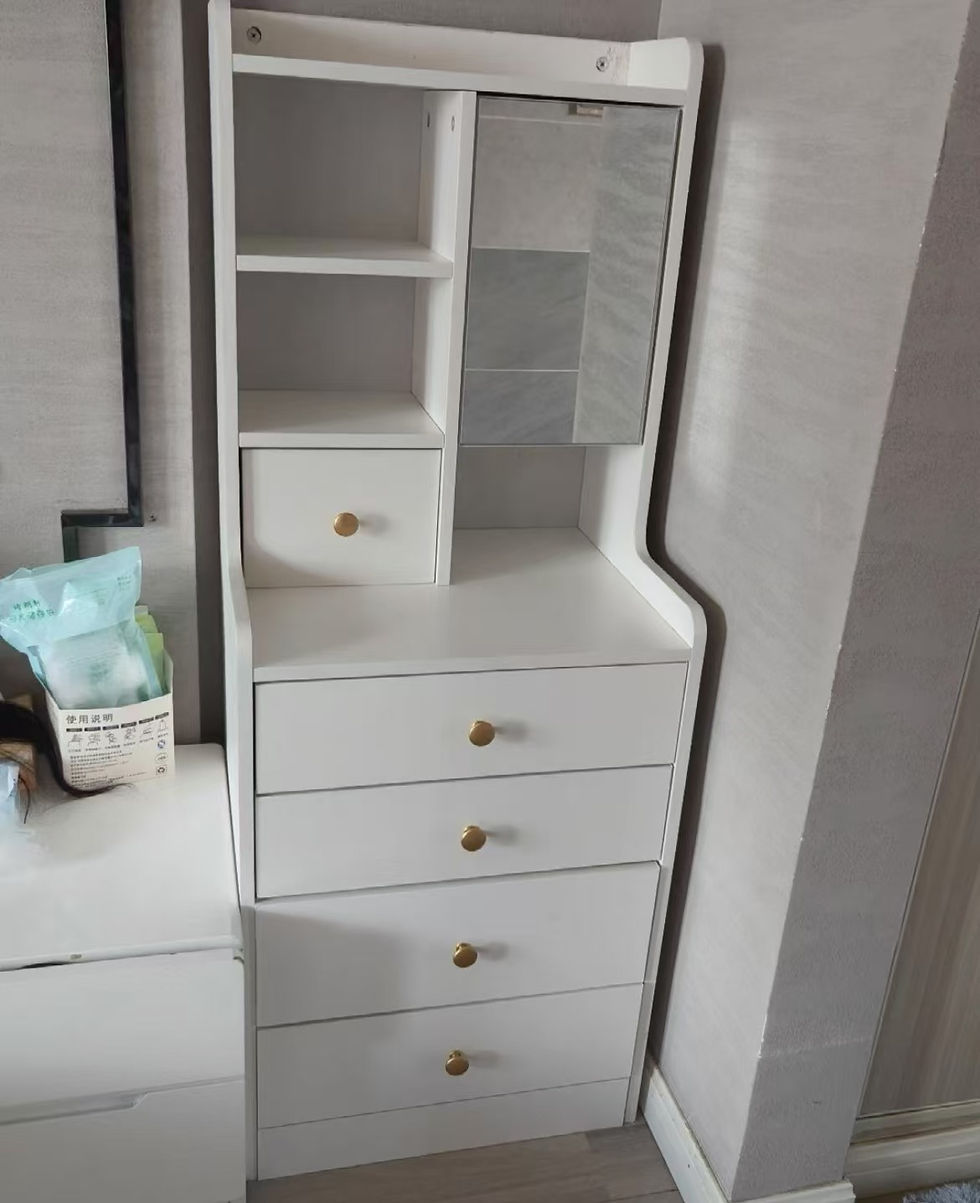 縮圖：輕奢梳妝台/小戶型大容量加收納櫃 *包運費固定尺寸