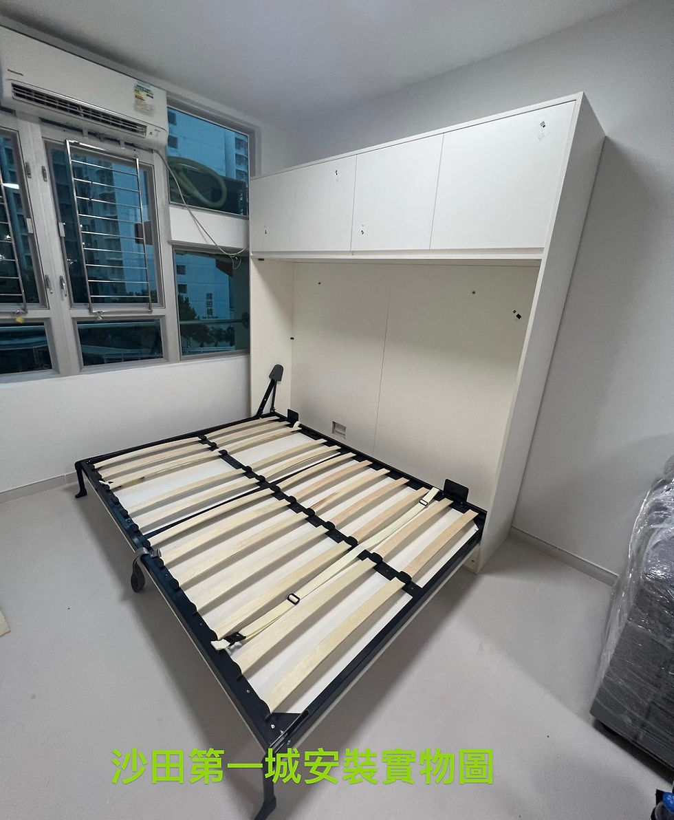 縮圖：實木多層板多功能可加書架儲物側翻床 顏色款式可定做，可改床頭*包運費可訂做