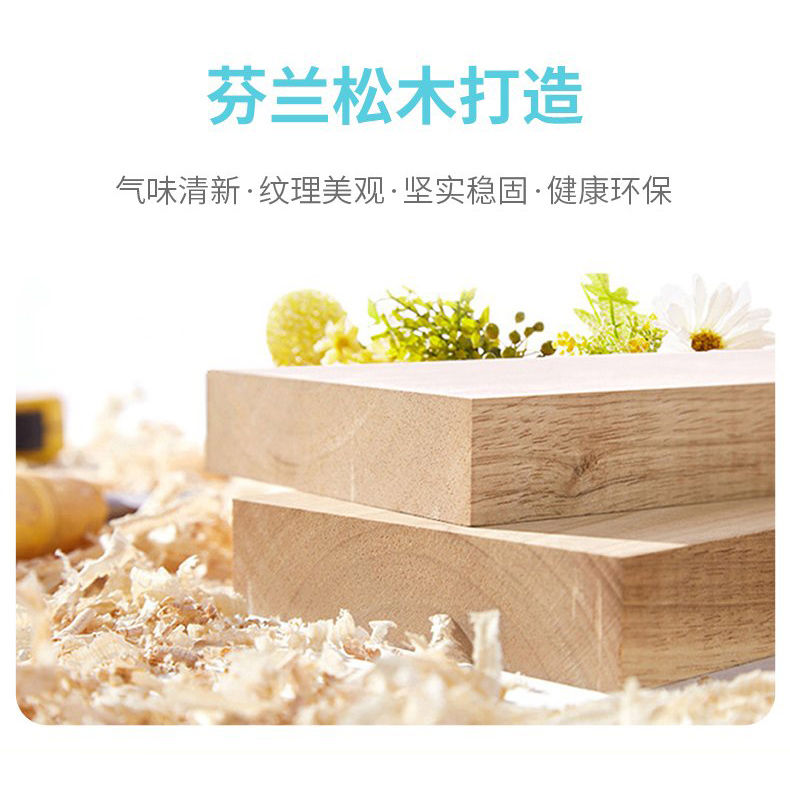 縮圖：簡約實木加拖床 儲物款bed024B*包運費尺寸訂做