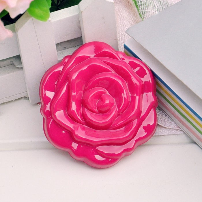 Thumbnail: Rose red Flower Pocket Mirror