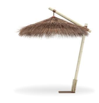 Palhota Lateral Makuti Palm Ø 230 cm