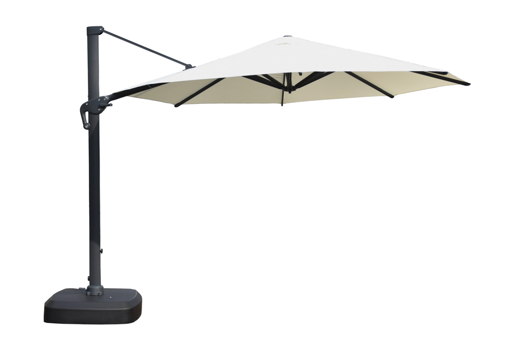Guarda-sol lateral Kioto octogonal Ø 350 cm