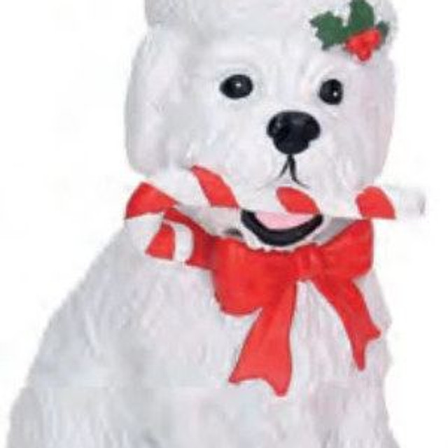 Cão em resina
