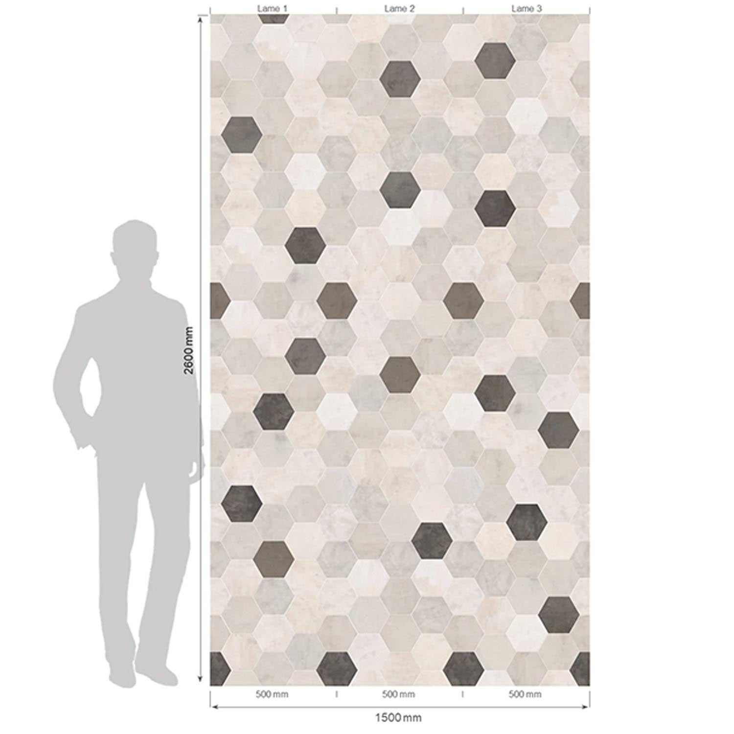 Painel de Parede Tomettes Betão – Grosfillex