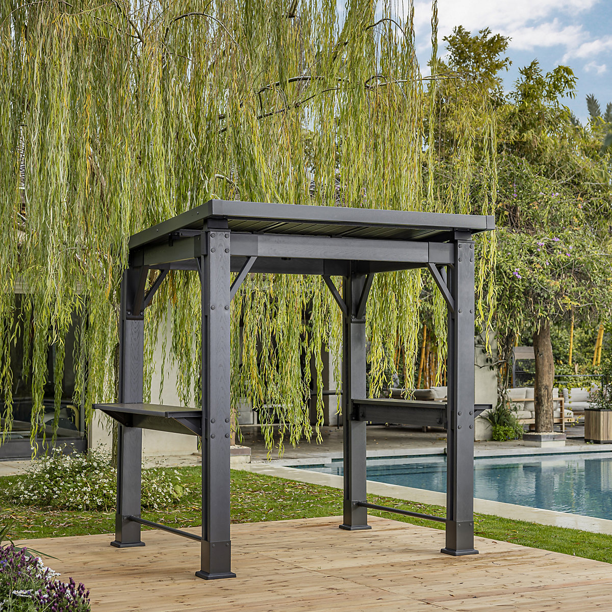 Grill Gazebo — Cinzento