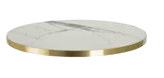 Tampo Tiffany laminado ABS efeito latão 30 mm — S•CAB