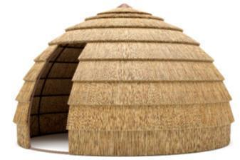 Cape Reed Classic Zulu Hut Ø 350 cm
