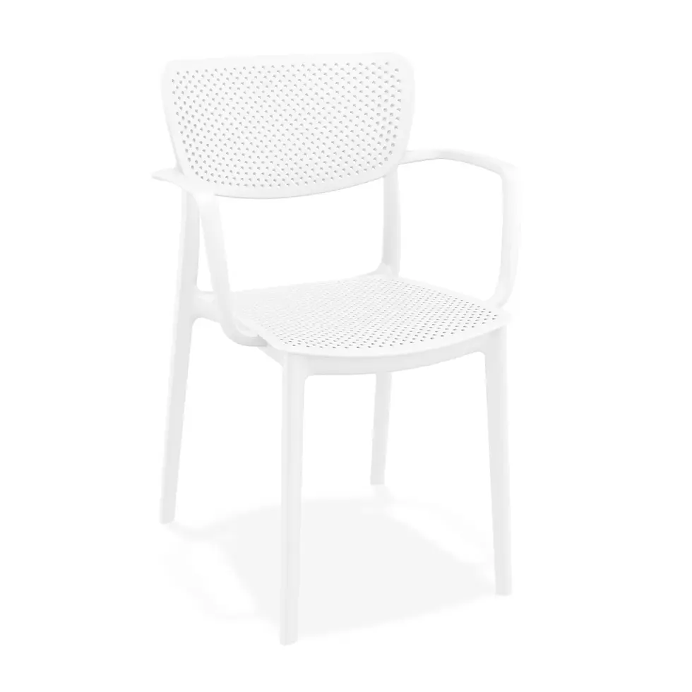 Cadeira LOFT Branco Braços