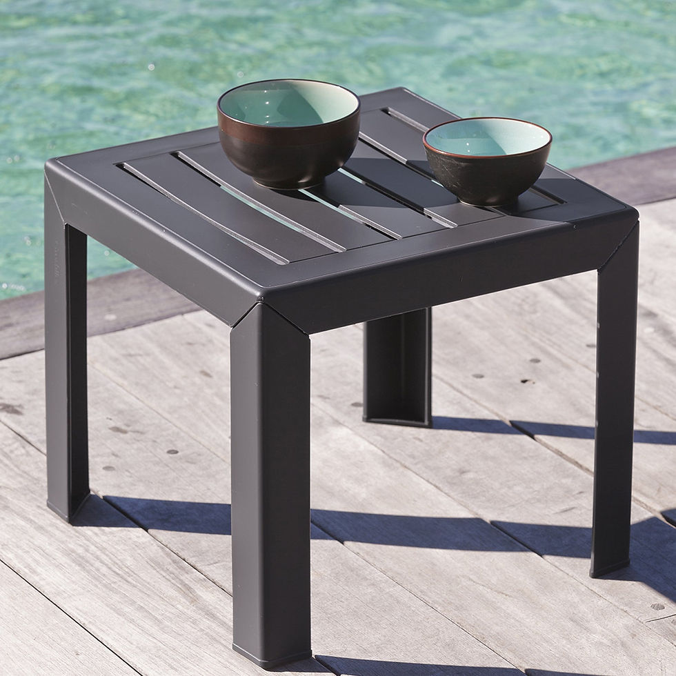 Miniaturbild: Mesa de Apoio Quadrada 40 × 40 Miami – Grosfillex