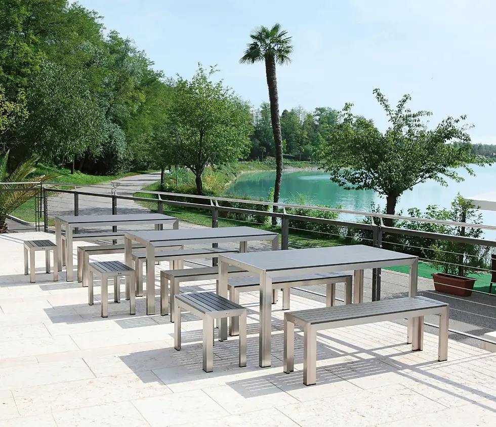 Miniature : Mesa Bavaria 150 × 80 cm - Contral